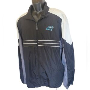Reebok‎ Carolina Panthers NFL Team Apparel Windbreaker sz XXL
